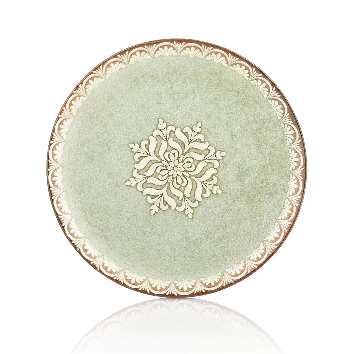 Тарелка круглая d=23 cм,фарфор,серия "ROME",By Bone