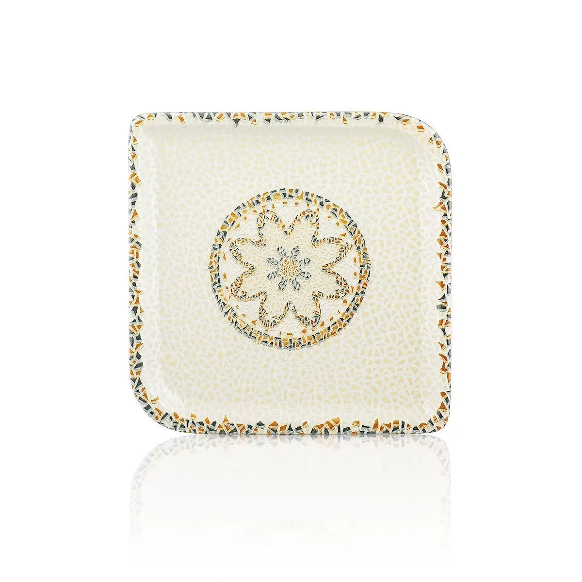 Тарелка квадратная 15*15 cм,фарфор,серия "TESSERA", By Bone