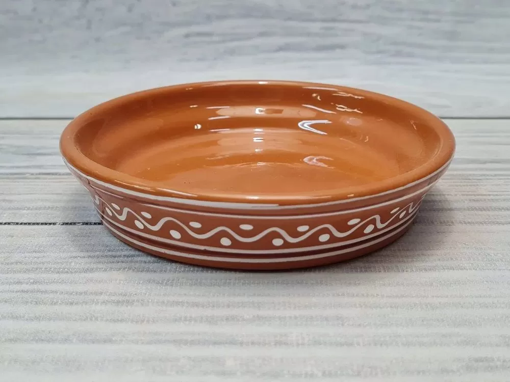 Тарелочка для подачи d=13.5 cм, 150 мл,"Псковский",керамика,Россия