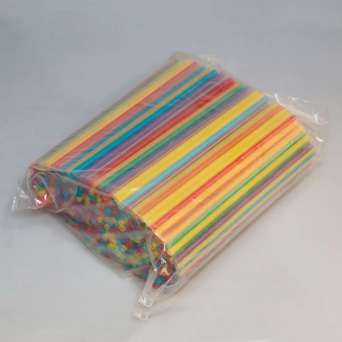 Трубочки для коктейля без изгиба в ассортименте, 24*0,8 см,