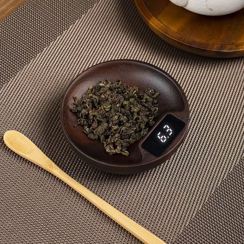 Весы чайно- кофейные,дерево,0,1гр/100гр,батарейка 100mAh,  P.L. Proff Coffee