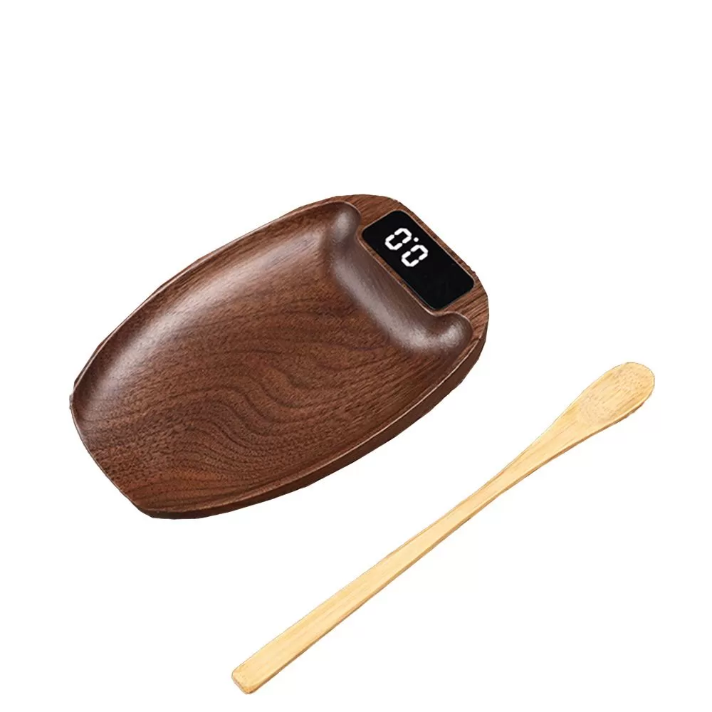 Весы чайно- кофейные,дерево,0,1гр/100гр,батарейка 100mAh,  P.L. Proff Coffee