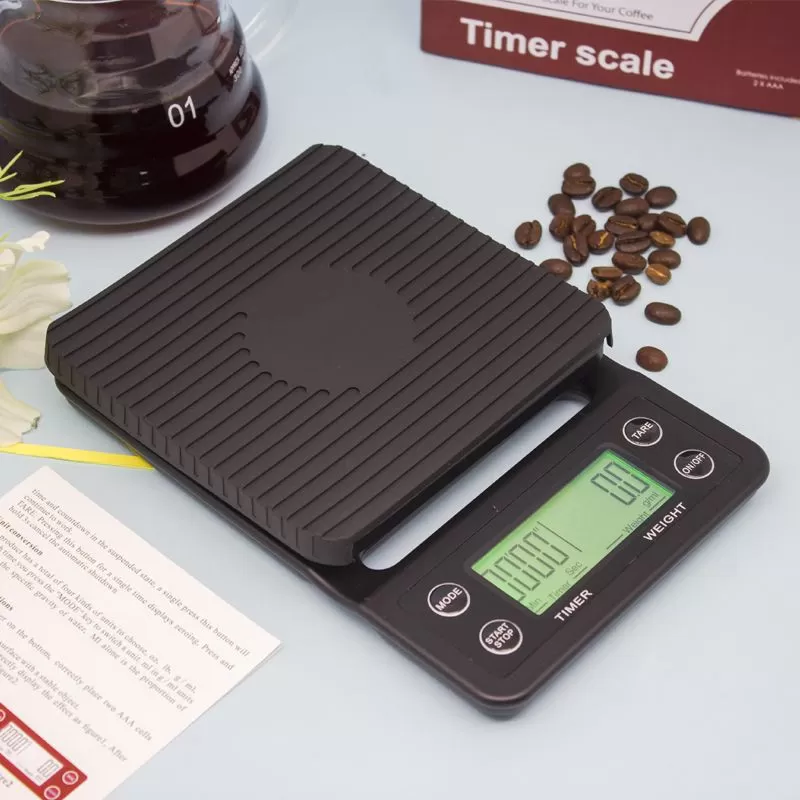 Весы кофейные,3кг/0,1г,батарейка  P.L. Proff Coffee