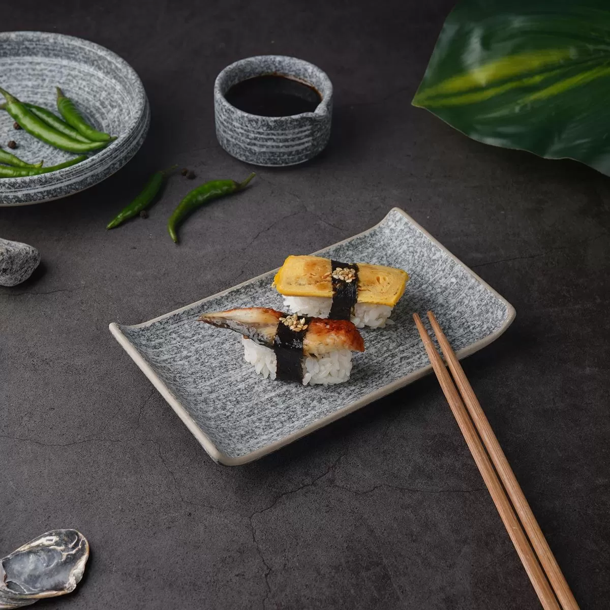 Блюдо для подачи 17,5*10*2,6 см, Stone Untouched Taiga, P.L. Proff Cuisine