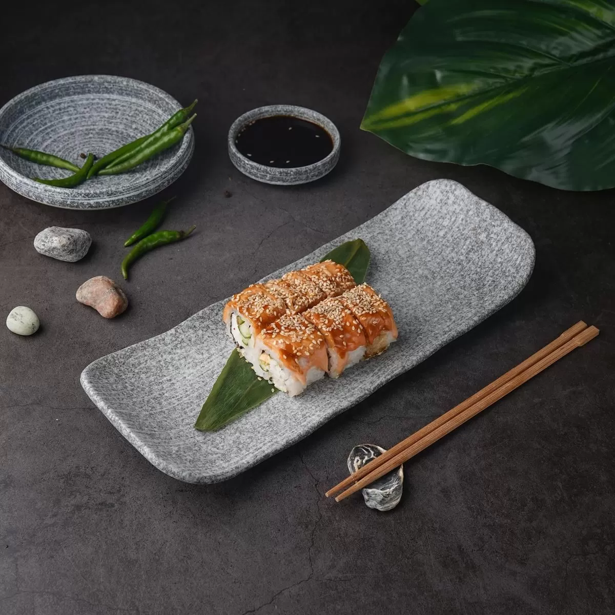Блюдо для подачи 32*12*4.2 см, Stone Untouched Taiga, P.L. Proff Cuisine