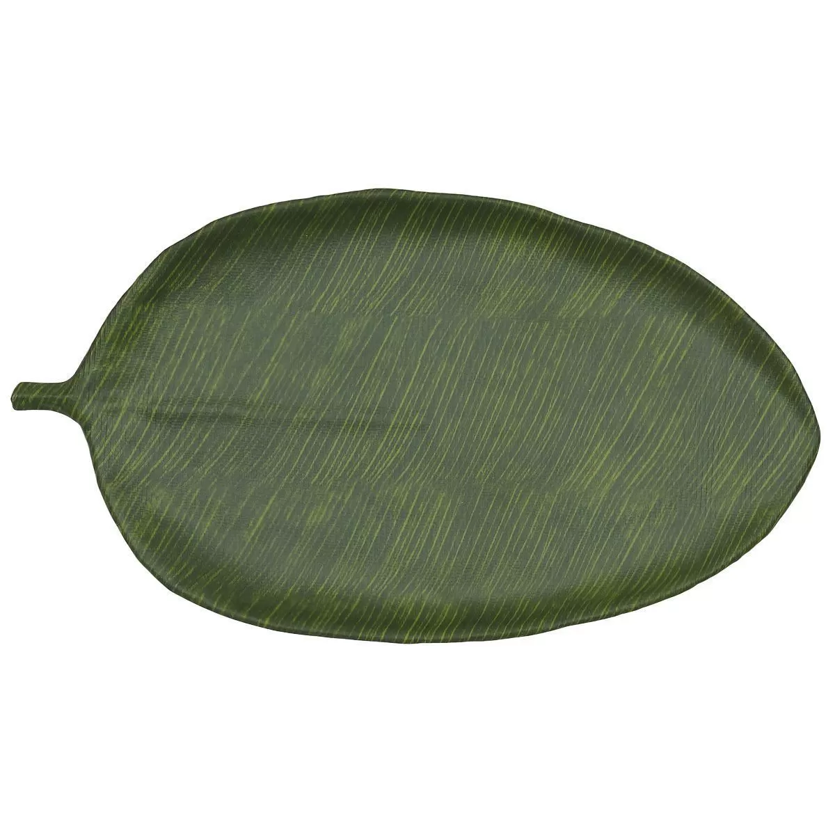 Блюдо,поднос меламиновый 53.5*29см, h=3см P.L. Green Banana Leaf