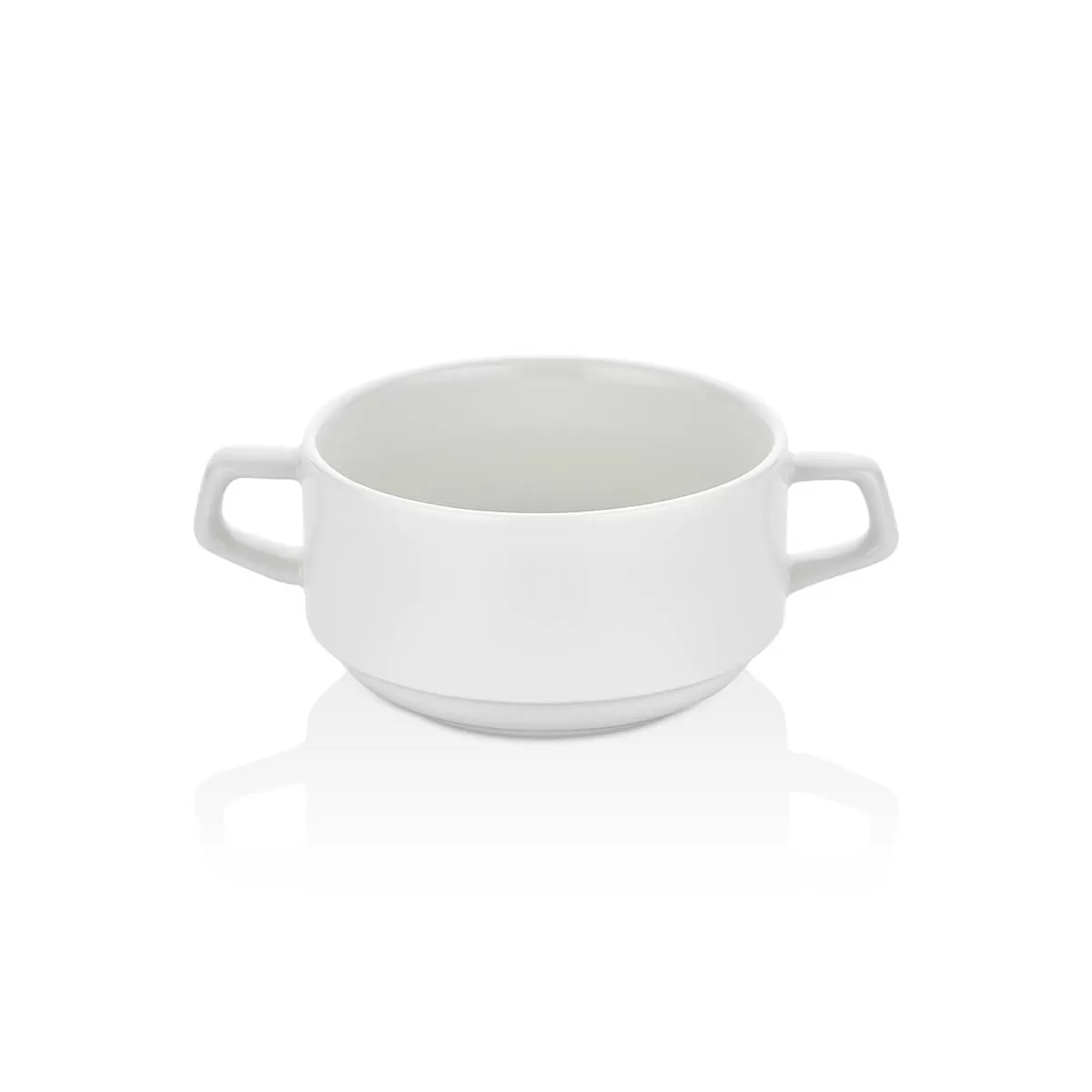 Бульонница с двумя ручками d=11,5 cм,400 мл,фарфор,серия "Arel", By Bone