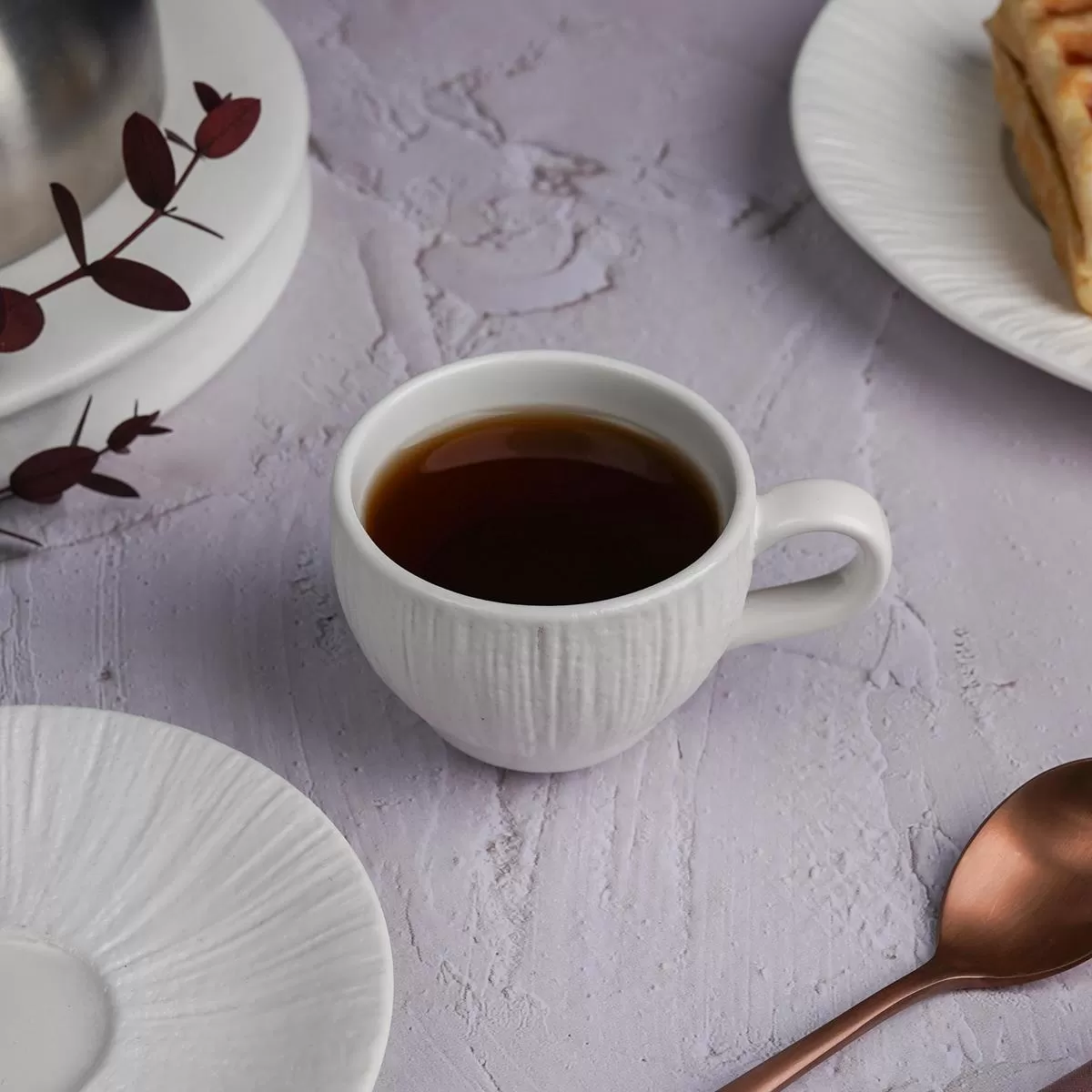 Чашка кофейная 95 мл,серия "Frost White Moon", P.L. — Proff Cuisine