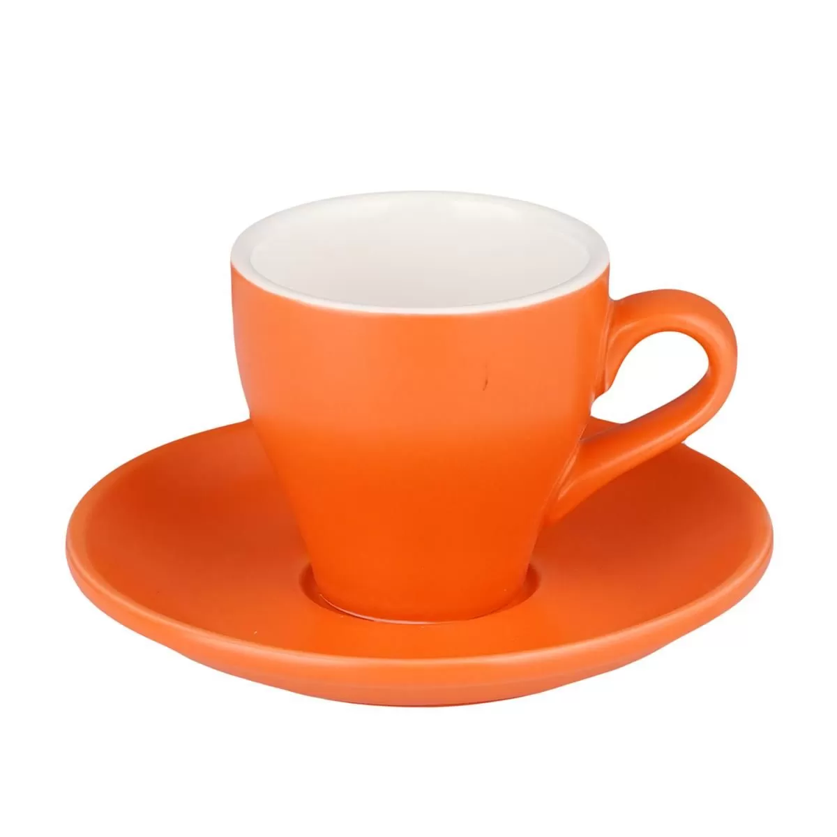 Кофейная пара Barista (Бариста) 80 мл,оранжевый-матовый цвет, P.L.