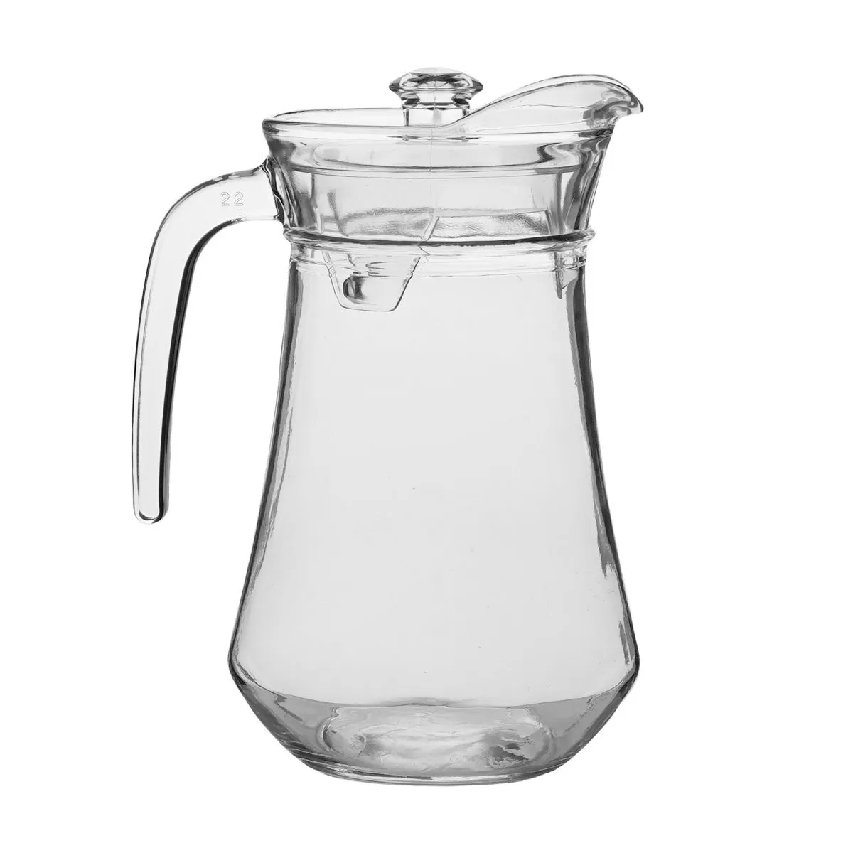 Кувшин с крышкой "Бистро" 1.1л ,стекло, P.L. — BarWare