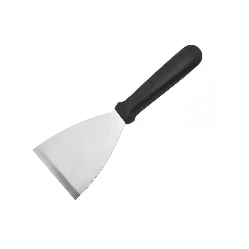 Лопатка металлическая 10 см (118*100),черная пластиковая ручка  P.L. Proff Cuisine
