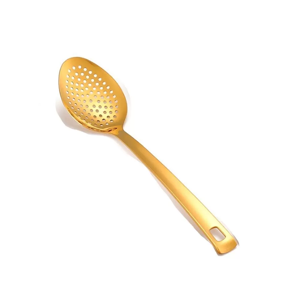 Ложка сервировочная, 27 см,PVD,золотой цвет  PL Proff Cuisine