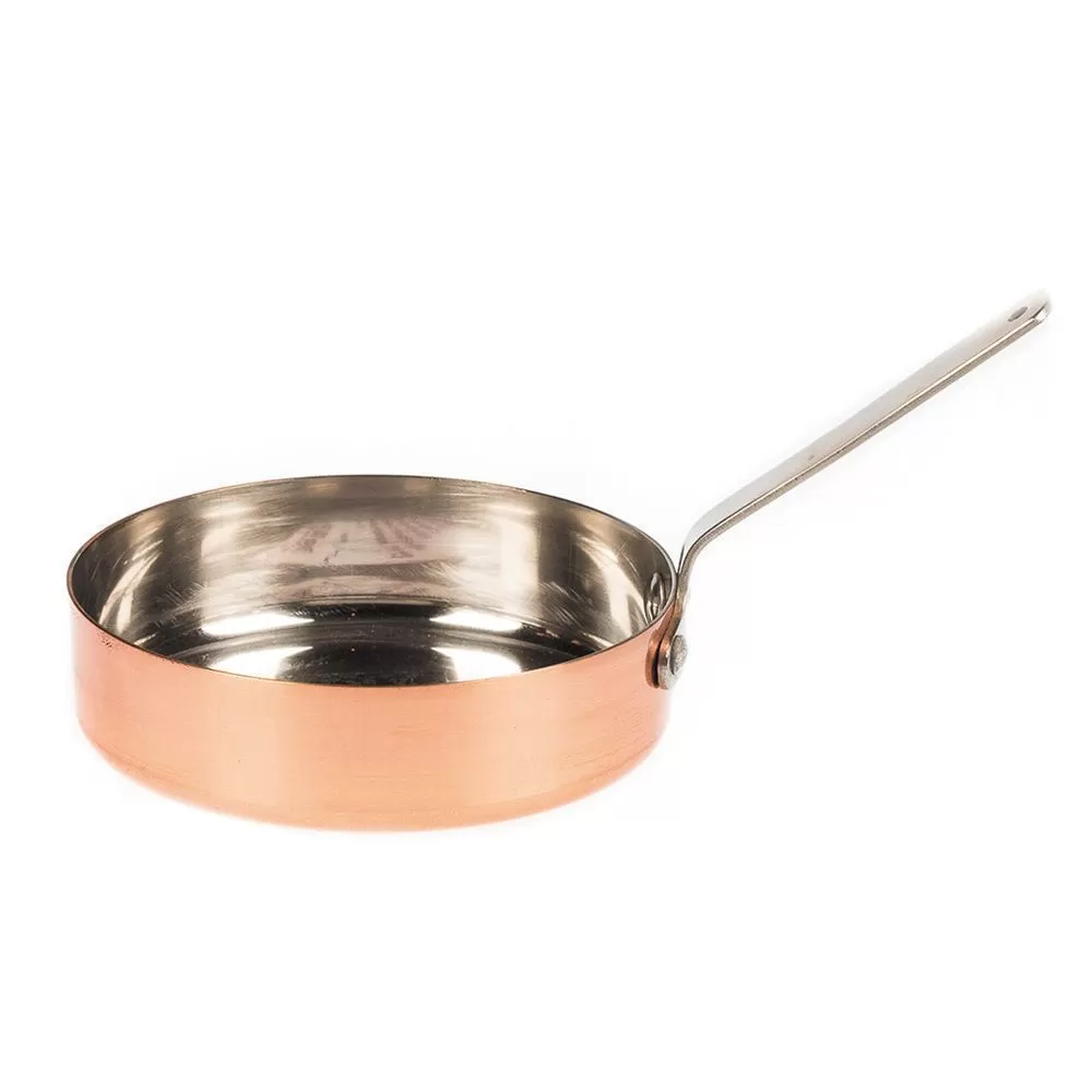 Мини-сковородка 12 см, 350 мл, нержавейка с медным напылением, P.L. Proff Cuisine