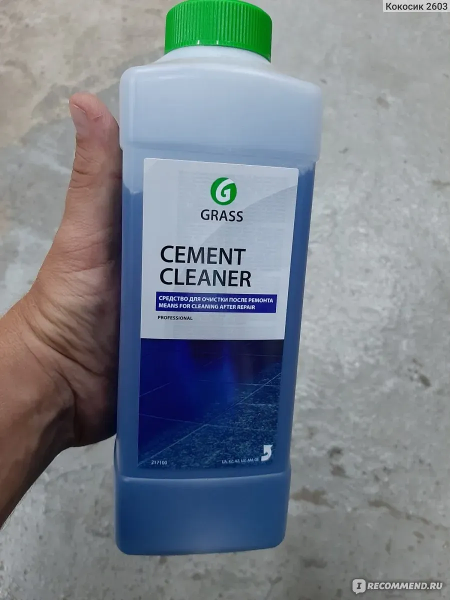 Средство для очистки после ремонта Grass Cement Cleaner 1 л (концентрат)/12