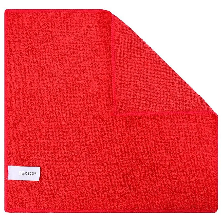 Салфетка микрофибра универ.Textop 29*29 КРАСНАЯ не в инд.упак /1/300