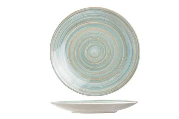 Тарелка мелкая d 22. керамика, Turbolino Blue