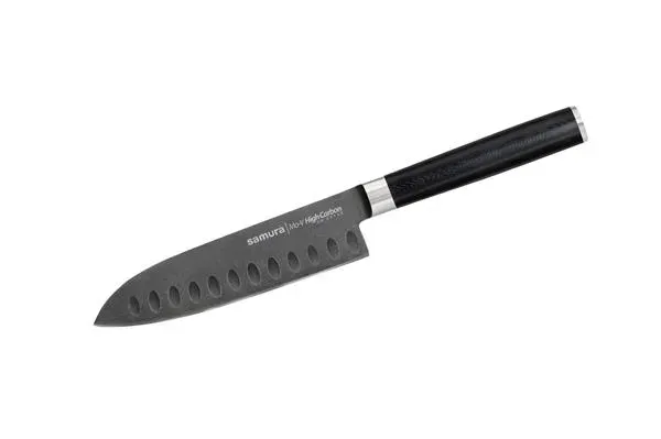 SM-0087B/K Нож кухонный «Samura Mo-V Stonewash» Гранд Шеф 240 мм, G-10