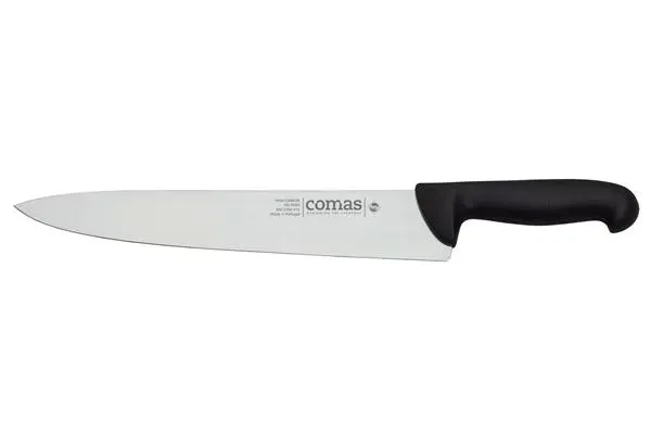 Нож поварской 25 см, L 37,5 см, нерж. сталь / полипропилен, цвет ручки черный, Carbon