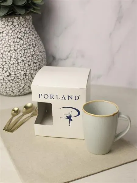 Кружка Porland Seasons 260 мл, серая, подарочная упаковка