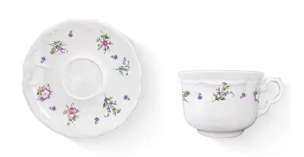 Чайная пара 250 мл, фарфор, Retro Garden