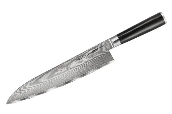SD-0087/K Нож кухонный «Samura DAMASCUS» Гранд Шеф 240 мм, G-10, дамаск 67 слоев
