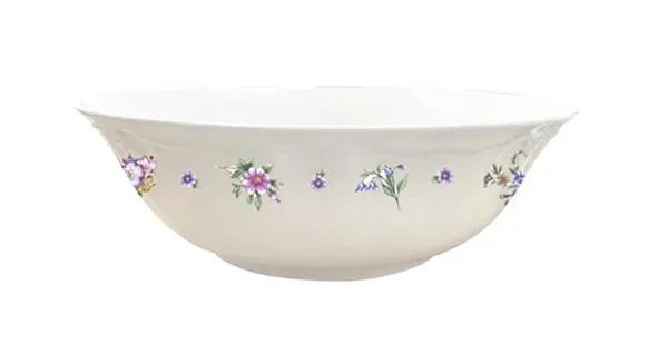 Салатник 1,3 л, d 23 см h 7,5 см, фарфор, Retro Garden