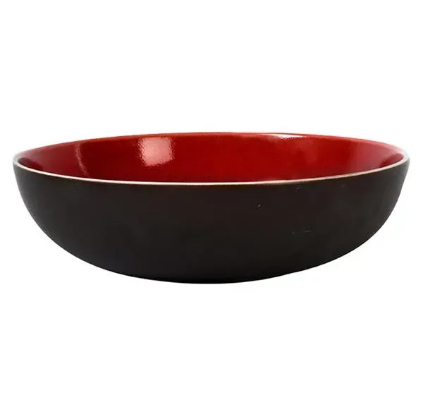 Салатник d 33 см, h 9 см, цвет cerise, Tourron