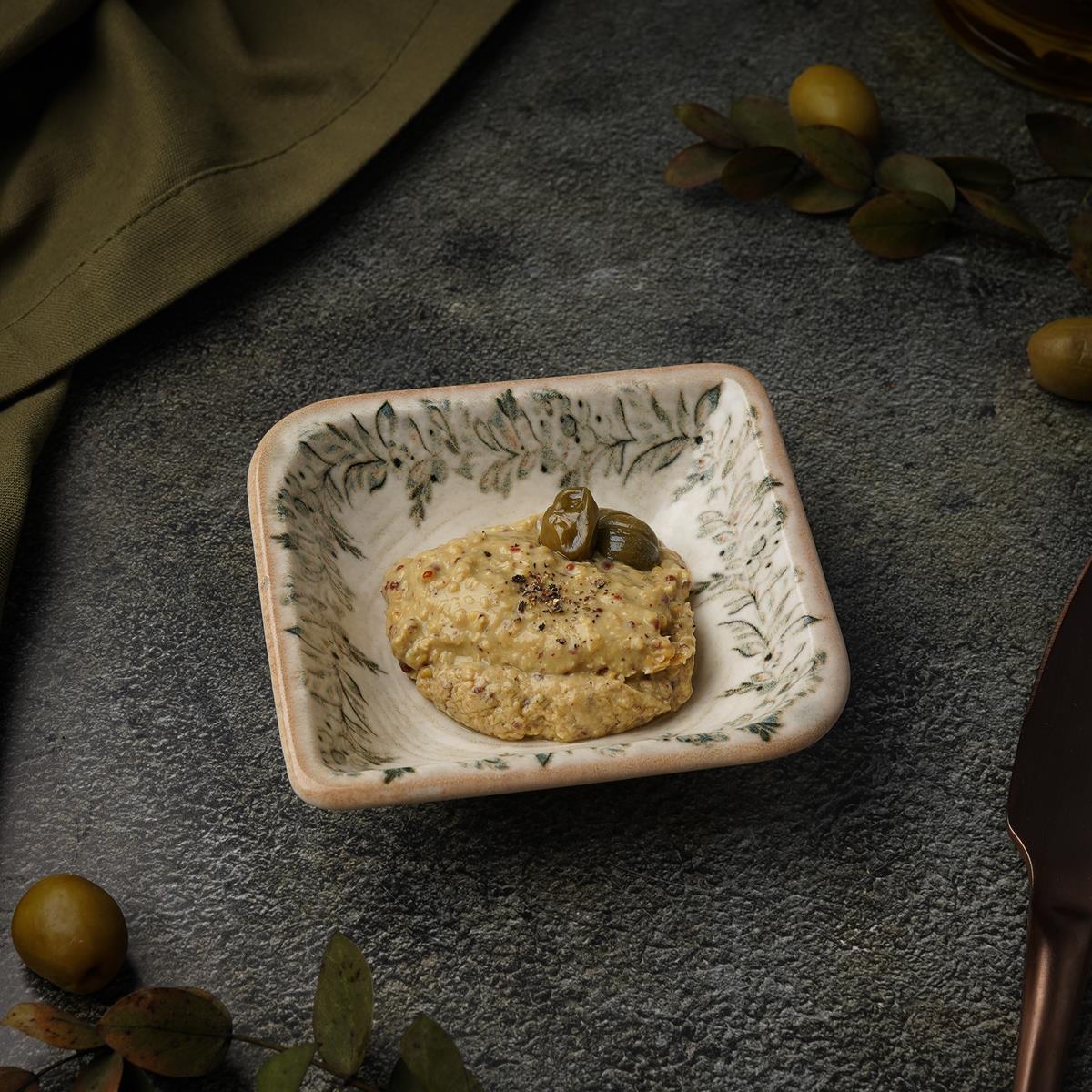 Салатник,блюдо для закусок 13 cм (10*9 см),фарфор,серия "Oliva", By Bone