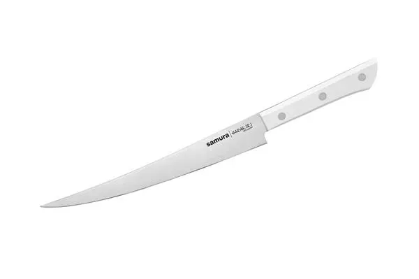 SHR-0048WF/K Нож кухонный «Samura HARAKIRI» филейный Fisherman 224 мм, кор.-стойк. сталь,ABS пластик