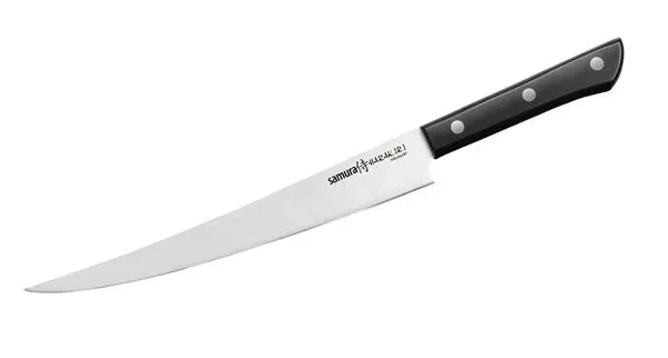 SHR-0048BF/K Нож кухонный «Samura HARAKIRI» филейный Fisherman 224 мм, кор.-стойк. сталь,ABS пластик