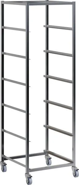 Тележка шпилька RESTOINOX ТШСПК-6 для посудомоечных кассет 50х50