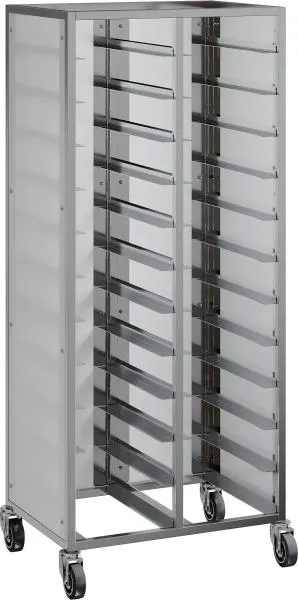 Тележка-шпилька под подносы RESTOINOX ТШСЗППА-12х2-40/20-304/325-360