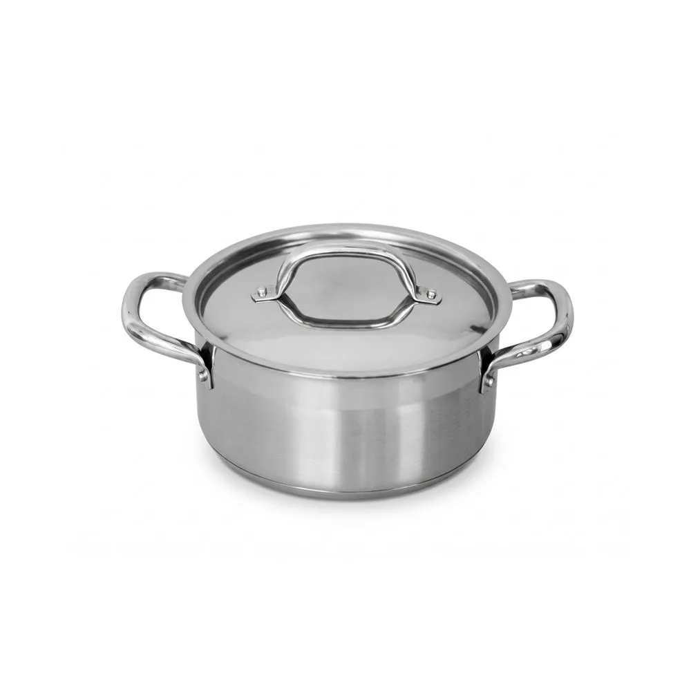 Кастрюля 3 л, нерж.тройное дно, d21,5см, h9.5см, P.L. Proff Cuisine